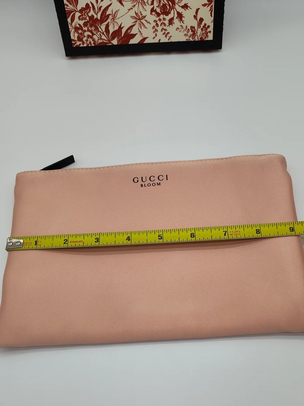 GUCCI BLOOM Beauty Floral Cosmetic Pouch Pink Toile Travel Makeup Case NWT NIB